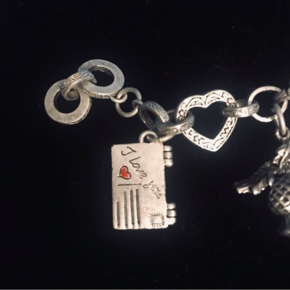 Silver tone Barbie Style Charm Bracelet - Picture 3 of 14